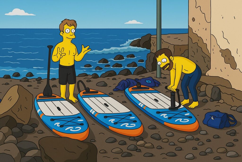 Simpsoms How to get started with your Paddle Board