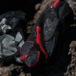 Snorkeling mask and fins on their carry bag rental for beach adventure in Tenerife South