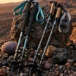 Mandatory trekking sticks for Teide